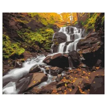 Malowanie po numerach - Wodospad Shipot 40x50cm