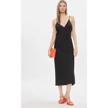 Dámské šaty Calvin Klein Letní šaty K20K206776 Černá Regular Fit 32