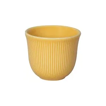 Loveramics Brewers - 80ml Embossed Tasting Cup - Yellow