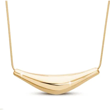 Řetízek Ellami DUBAI 2188 Pozlacený řetízek 14k z chir. oceli, masivní přívěsek Ellami