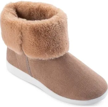 Dámská zimní obuv Dámské zateplené boty s kožíškem béžové vel. 39