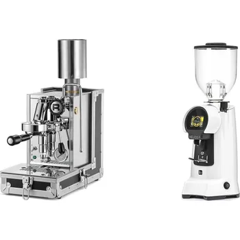 Kávovar Rocket Espresso Porta Via + Eureka Helios 75, white