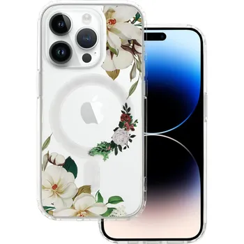 Pouzdro na mobilní telefon Zadní kryt Tel Protect Flower Magsafe pro iPhone 16 Pro Max design 3