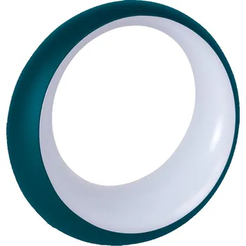 Venkovní osvětlení Modrá nabíjecí stolní LED lampa Fermob Hoopik 24 cm