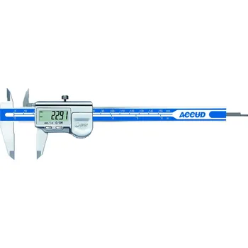 Posuvné měřítko ACCUD 112-12 posuvné měřidlo digitální vodotěsné IP67 + ABS 112-008-12 - 200/0,01 mm