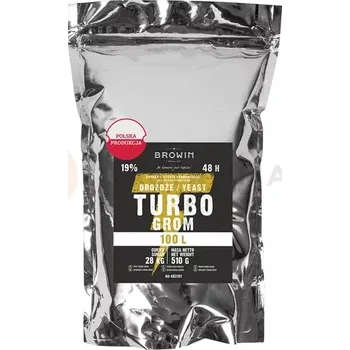výroba alkoholu Lihovarnické kvasnice Turbo Grom 48 h, 510 g | BROWIN, 403191