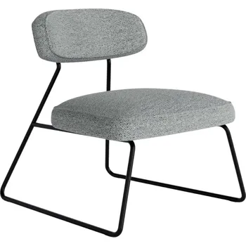 Křeslo Světle šedé čalouněné křeslo Somcasa Nicosia