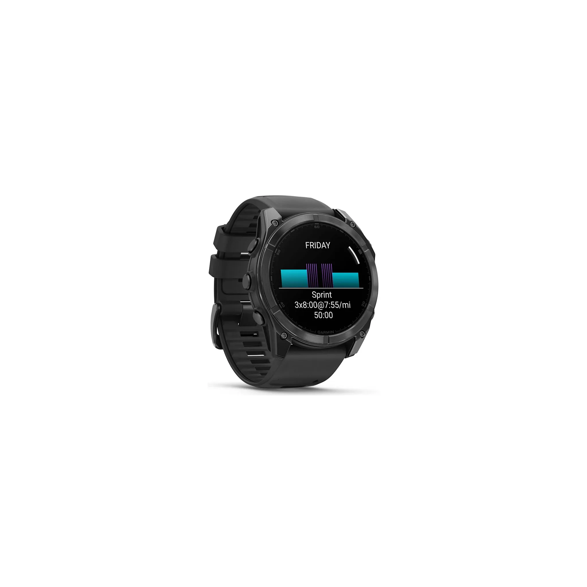 Fotografie 2 - Chytré hodinky Garmin fēnix 8 51 mm Slate Gray Black Silicone Band