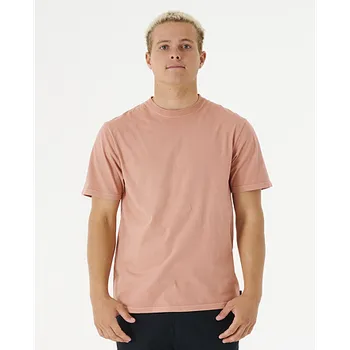 Pánské tričko Tričko Rip Curl PLAIN WASH TEE Dusty Rose velikost M