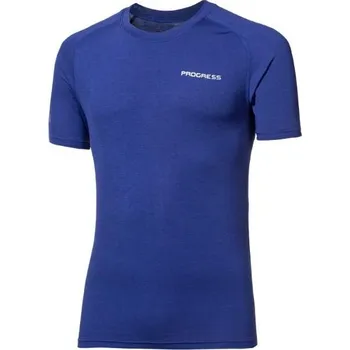 Pánské tričko Progress Sport Triko PROGRESS Bamboo E NKR-28CAE21 - tm. modré, pánské Velikost: M, Varianta: modrá tm.