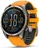 Garmin fēnix 8 47 mm, AMOLED Sapphire Titanium Orange/Graphite Silicone Band