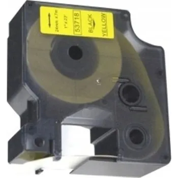Pásek do tiskárny Naplnka Kompatibilní páska s Dymo 53718 / S0720980, 24mm x 7m, černý tisk