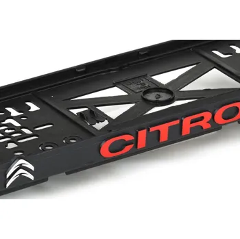 Držák SPZ Podložka pod SPZ CITROËN červená (2ks)