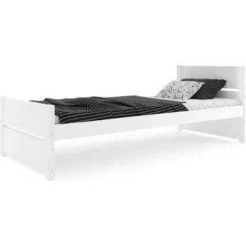 Postel BMS GROUP Dětská postel Bartek - 1 osoba, 90x200 bez úložného prostoru s matrací – Bílá