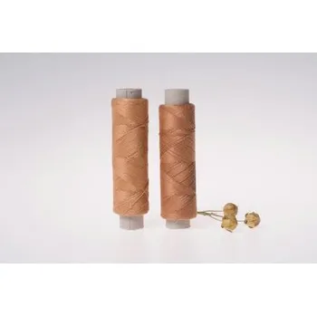 Nit Lněná nit jemná, 20 x 3, 100m, světle hnědá, sartor.cz