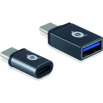USB hub Conceptronický USB adaptér DONN04G USB-C - USB šedý (DONN04G)