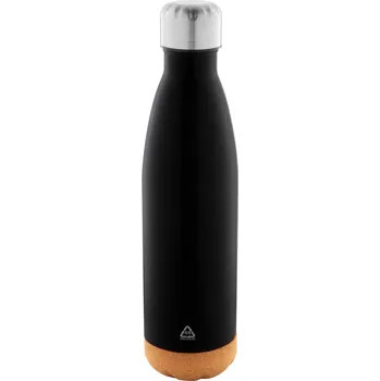 Termohrnek Reklamní Recouver izolovaná láhev, černá