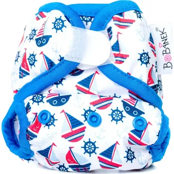 Plenkové kalhoty Bobánek Novorozenecké svrchní kalhotky suchý zip - Lodičky