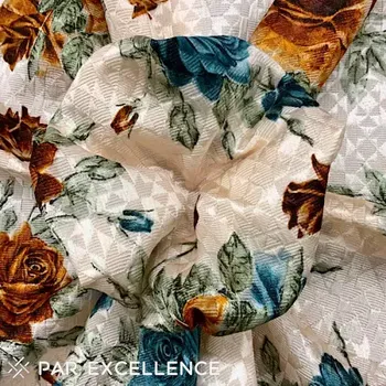 Matelassé z hedvábí a vlny