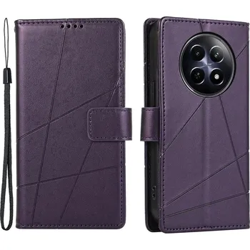 Pouzdro na mobilní telefon Line knížkové pouzdro na Realme 12 5G/12x 5G - fialové