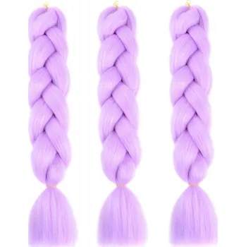 Ozdoba do vlasů Carla Syntetické vlasy do copánků Sunrisees fialová One size