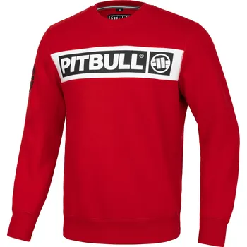 Pánská mikina PitBull West Coast - pánská mikina SHERWOOD červená 3XL