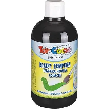 Vodová barva Temperová barva TOY COLOR černá 24 500ml