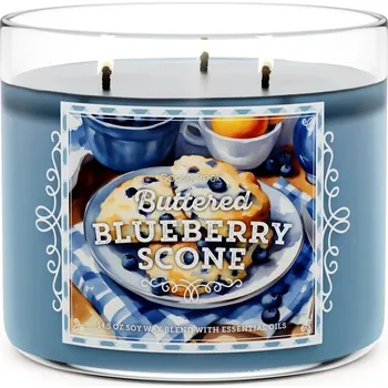 Svíčka Goose Creek Candle svíčka Buttered Blueberry Scone, 411 g