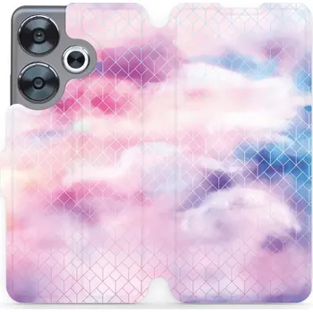 Pouzdro na mobilní telefon Flipové pouzdro Mobiwear - Xiaomi Poco F6 5G - MR02S Vodovkové obrazce (Knížkové flip pouzdro, obal, kryt na mobil Xiaomi Poco F6 5G - MR02S Vodovkové obrazce, materiál Umělá kůže + TPU - ochrana 360°, stojánek, silikonová vanička, magnetické zavírání)