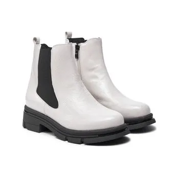 Dámské kozačky Polokozačky Caprice 9-25428-43 Bílá 37