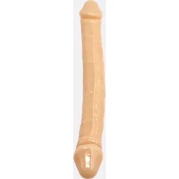 Dildo Oboustranné dildo DK Toys Double Trouble 37,5 cm - Tělová