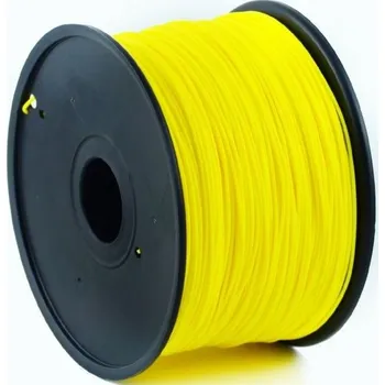 Filament Gembird tisková struna (filament) PLA, 1,75mm 1kg, fluorescentní žlutá (3DP-PLA1.75-01-FY)