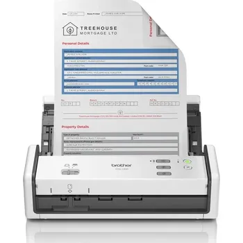 Skener BROTHER skener ADS-1300 A4 30ppm/60dual 600x600 USB-C, USB ADS1300TC1