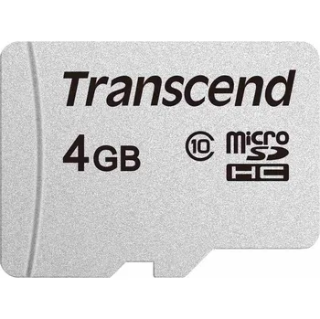 Paměťová karta TRANSCEND MicroSDHC karta 4GB 300S, Class 10, bez adaptéru