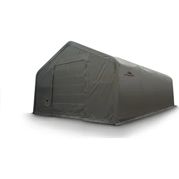 Zahradní stan Plachtová hala šířka: 10 m, délka: 12,2 m, výška: 5,2 m, rozteč oblouků 2,44 m, PVC 900 g/m2 ZELENÁ Expedice do 24 hodin
