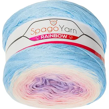 Příze Bellatex Příze SpagoYarn Rainbow Fialová,Růžová,Modrá