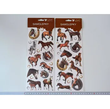 samolepka Samolepky - Koně B