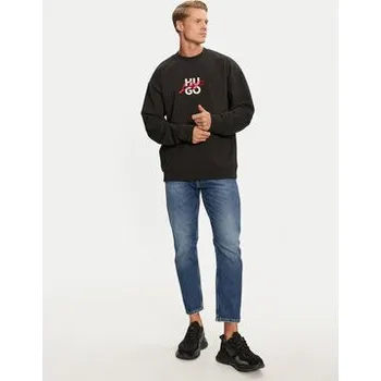 Pánská mikina Hugo Mikina Dlongny 50521081 Černá Relaxed Fit M