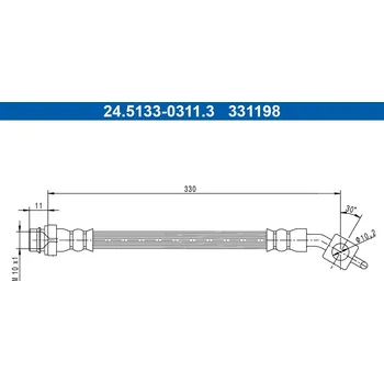 Brzdová hadice Brzdová hadice ATE 24.5133-0311.3