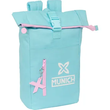 Školní batoh MUNICH školní batoh na notebook 15,6" Heaven - mint - 15L