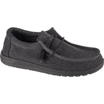 Pánská běžecká obuv Hey Dude pánské tenisky Wally Sox M – černé, 42 i476_1677773