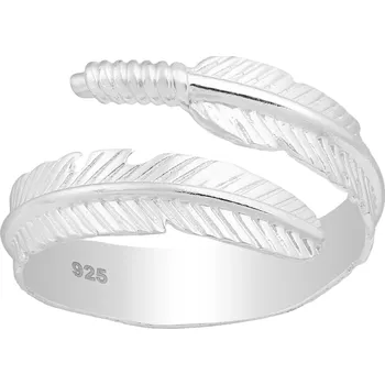 Prsten Prstýnkárna Pírko anděla, stříbrný prsten s motivem pírka Ag925 ≤ 2,2 g