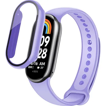 Příslušenství k fitness náramku Ochranný kryt pro Mi Band 8/9/10 Barevná varianta: Fialová, Pro Přístroj: Xiaomi Mi Band 8/9/10