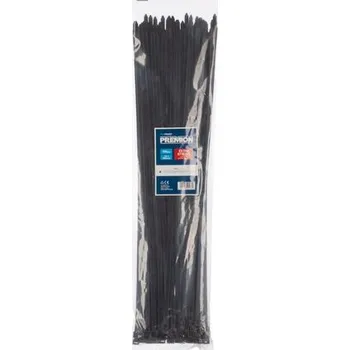 Stahovací páska Stahovací pásky černé 7,6 x 540mm 100ks Premion PREP00027