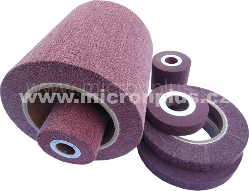 Lamelový kotouč brusné rouno s otvorem rozměr 160x30-55, Brusné rouno s otvorem 160x30-55 A80