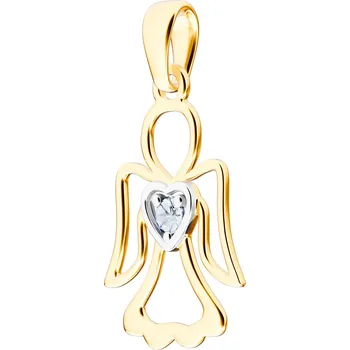 Hodinky Přívěšek Bonore - Zlato 585 - Kubický Zirkon 143859