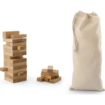 Dřevěná hračka FLIK. Dřevěná hra s 54 kousky