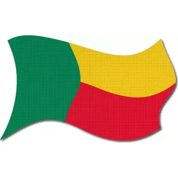 Vlajka Pelisport Beninská vlajka vlající