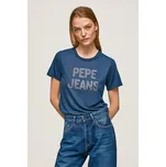 Pepe Jeans Dámské tričko NIKO Barva: modrá, Velikost: S