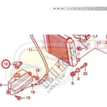 Honda Víčko expanzní nádobky 19104KGF900